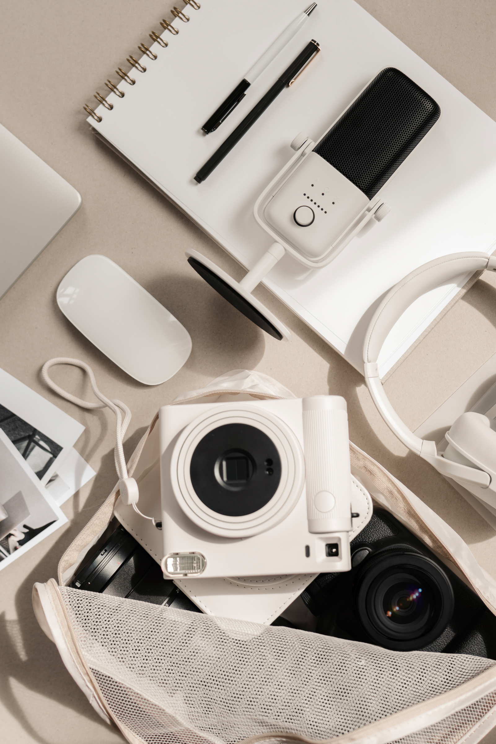 Microphone and camera for digital PR